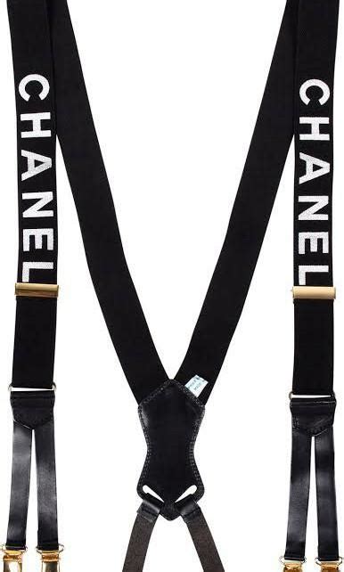 chanel glass cup|Chanel suspenders.